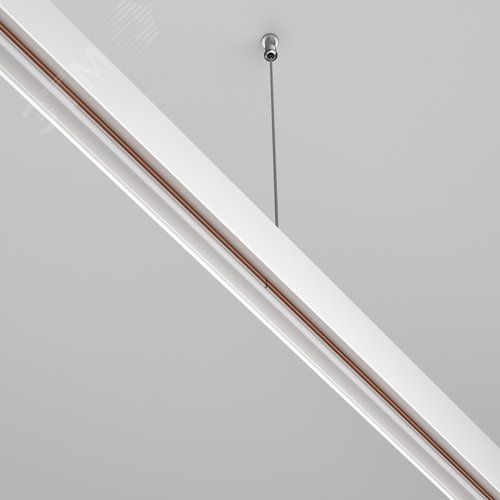 Коннектор прямой Exility накладной белый - фото 7