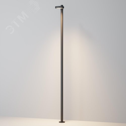 Столб для паркового светильника Outdoor Pillar 4м Графит - фото 6