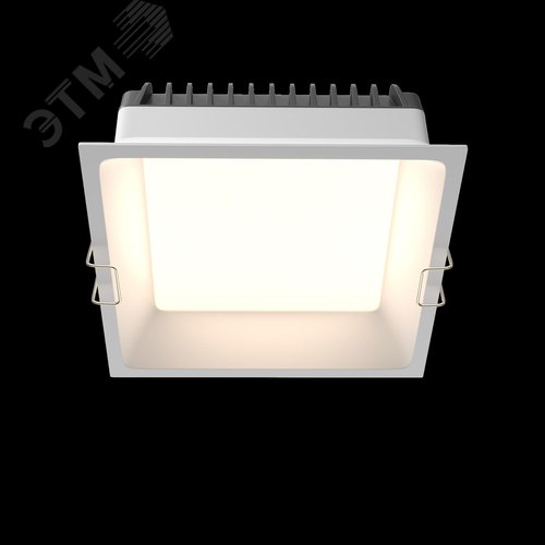 Светильник встраиваемый Okno DL056-18W3-4-6K-W Белый - фото 3