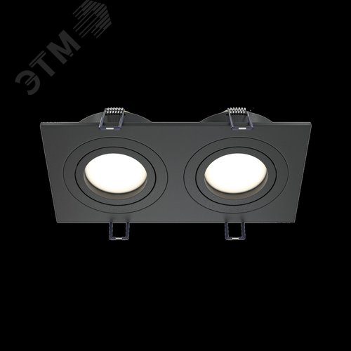 Светильник встраиваемый Atom Черный - фото 2