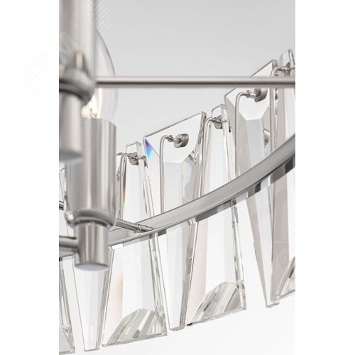 Светильник подвесной Puntes E14х8х60W Хром - фото 5