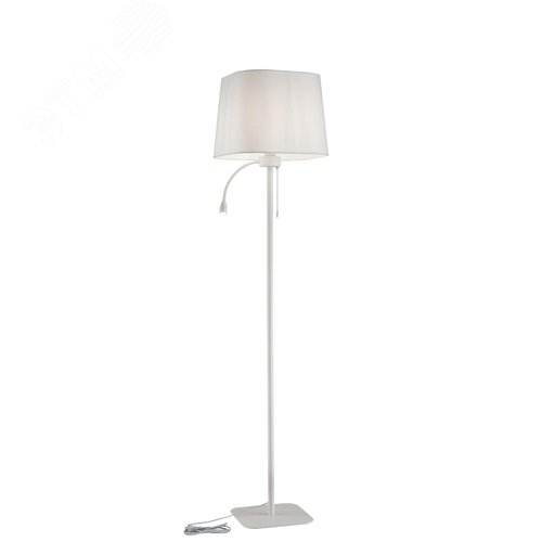 Светильник напольный (торшер) Farel E27х1х60W Белый - фото 2