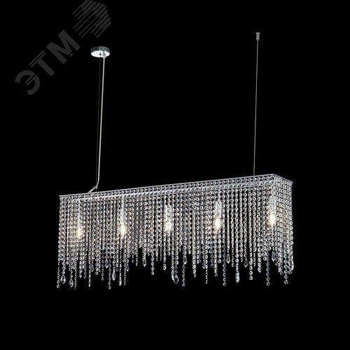 Светильник подвесной Empress E14х5х60W Хром - фото 2