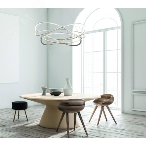 Светильник подвесной Weave LED 104W Никель - фото 3