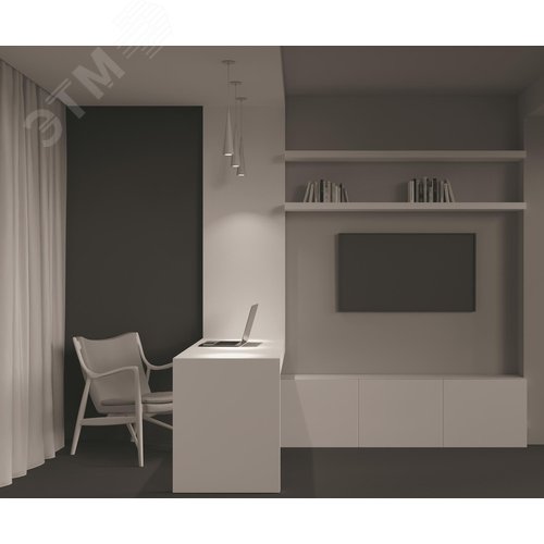 Светильник подвесной Nevill GU10х1х10W Белый - фото 4