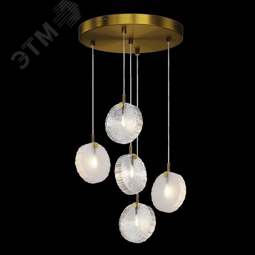 Светильник подвесной Frozen G4х5х5W Латунь - фото 3