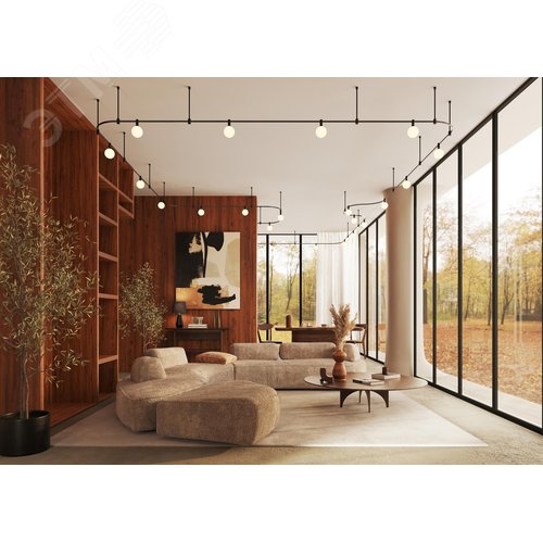 Светильник трековый Luna 3000К 5Вт 220 град - фото 3