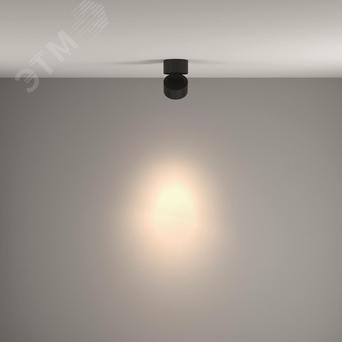 Светильник потолочный Yin LED 15W Черный - фото 3