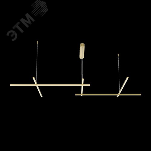 Светильник подвесной Radiance LED 80W Золото - фото 4