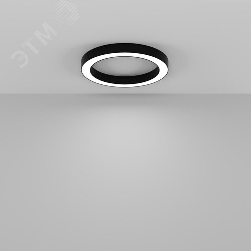 Светильник потолочный Lua LED 45W Черный - фото 4