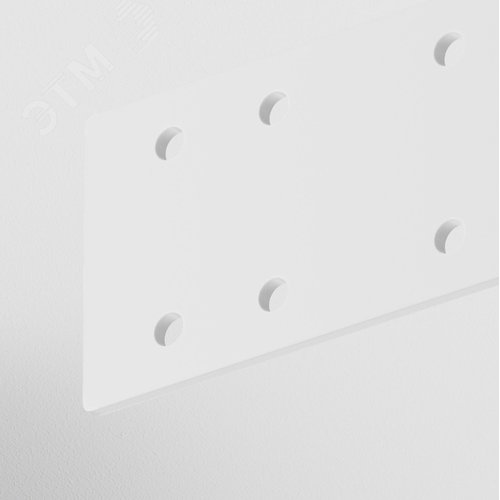 Коннектор прямой 1шт Gravity накладной белый - фото 3