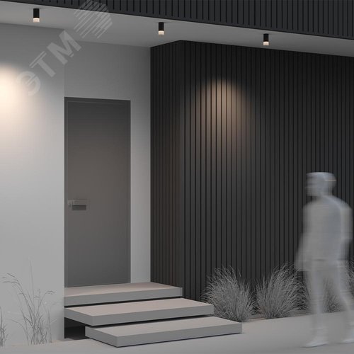 Светильник потолочный Outdoor Ember IP 65 LED 5W 3000 K Черный - фото 7