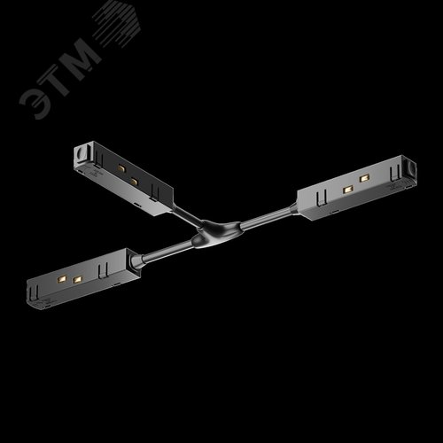 Коннектор питания Т-образный Gravity черный - фото 6