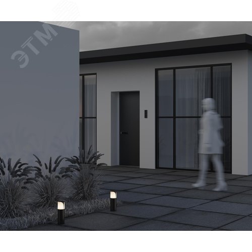 Светильник ландшафтный Outdoor Piccadilly IP 44 E27х1х23W Черный - фото 7