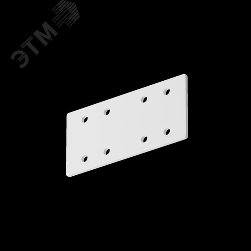 Коннектор прямой 1шт Gravity накладной белый - фото 5