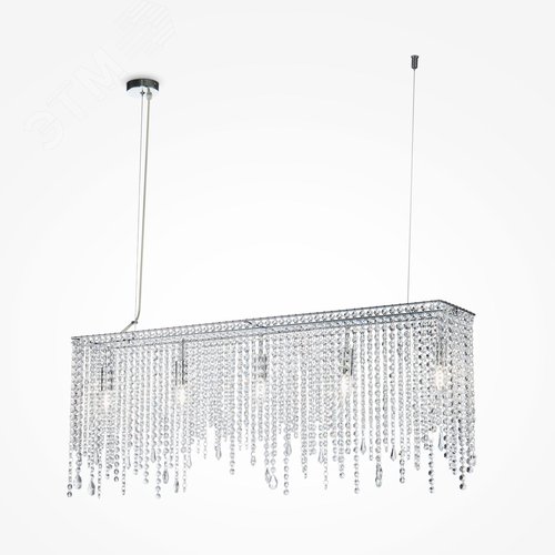 Светильник подвесной Empress E14х5х60W Хром - фото 4