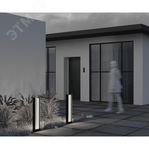 Светильник ландшафтный Outdoor Reso IP 65 LED 20W 3000 K Графит - фото 7