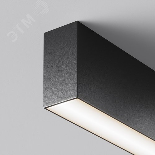 Светильник потолочный Basis LED 12W Черный - фото 3