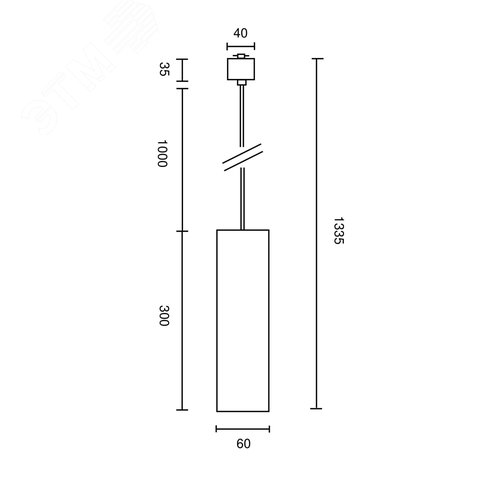 Светильник подвесной трековый Focus Unity GU10 10 Вт - фото 3