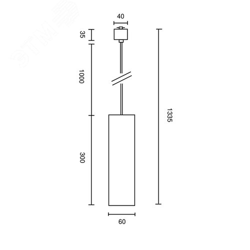 Светильник подвесной трековый Focus Unity GU10 10 Вт - фото 6