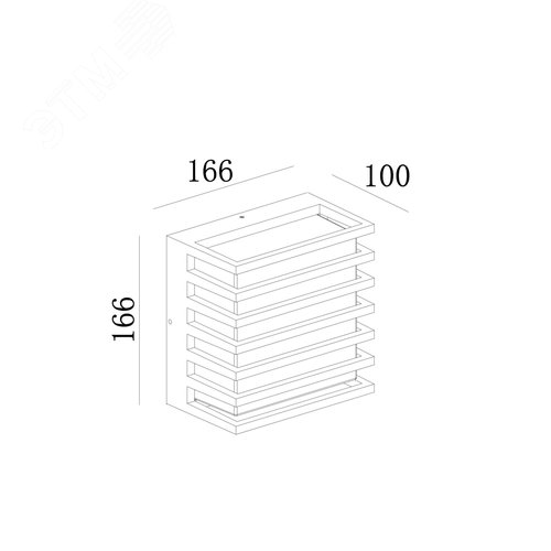 Светильник настенный (бра) Outdoor Downing Street IP 65 LED 10W 3000 K Черный - фото 3