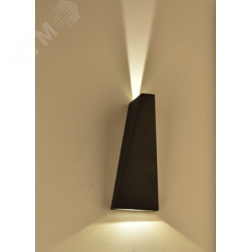 Подсветка архитектурная Outdoor Times Square IP 54 LED 6W 3200 K Черный - фото 3