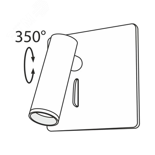 Светильник настенный (бра) Technical C040WL-L3B3K Черный - фото 3