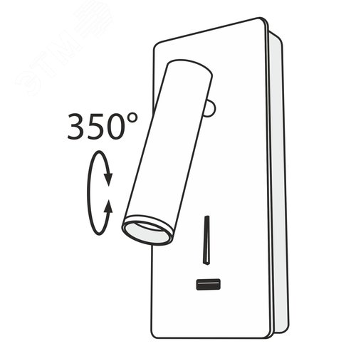 Светильник настенный (бра) Technical C041WL-L3W3K Белый - фото 7