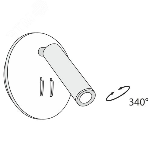 Светильник настенный (бра) Technical C176-WL-01-6W-W Белый - фото 3