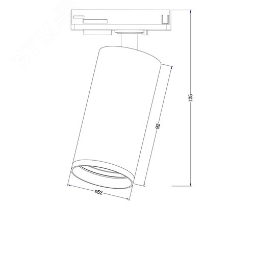 Светильник трековый Focus S Unity GU10 10 Вт - фото 3
