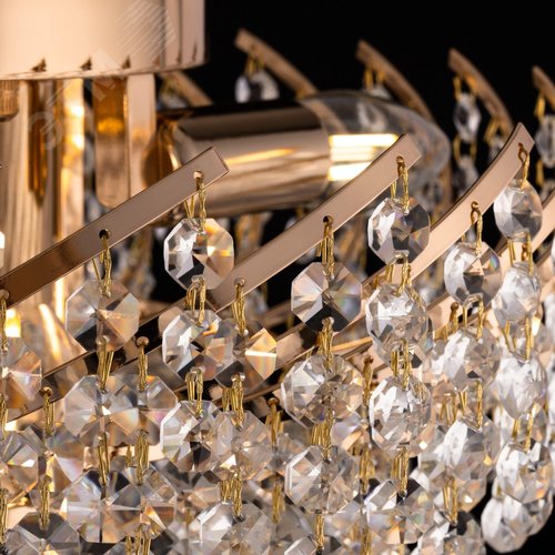 Люстра Karolina E14х6х40W Золото - фото 4