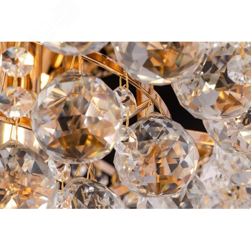 Люстра Karolina E14х6х40W Золото - фото 3