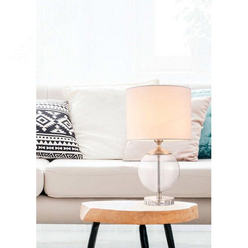 Светильник настольный Lowell E27х1х40W Никель - фото 5