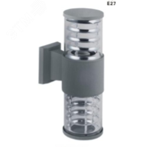 Светильник настенный (бра) Outdoor Bronx IP 54 E27х2х60W Черный - фото 3