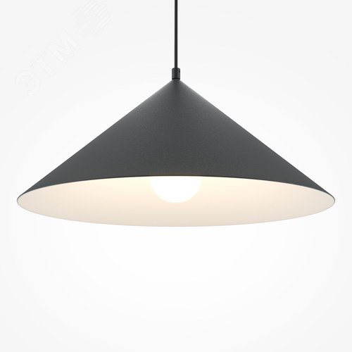 Светильник подвесной Basic colors E27х1х40W Черный - фото 3