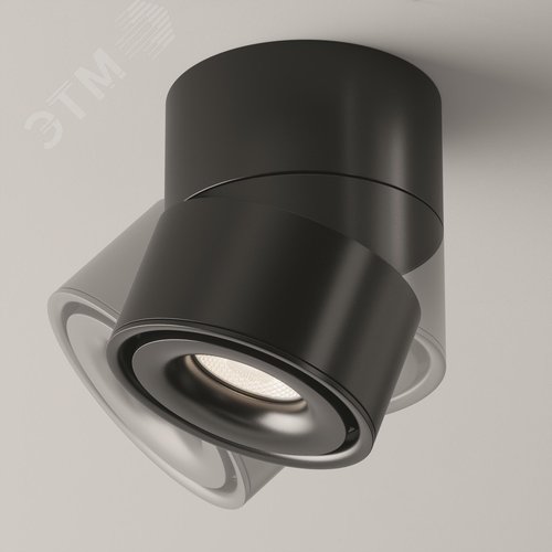 Светильник потолочный Yin LED 15W Черный - фото 5