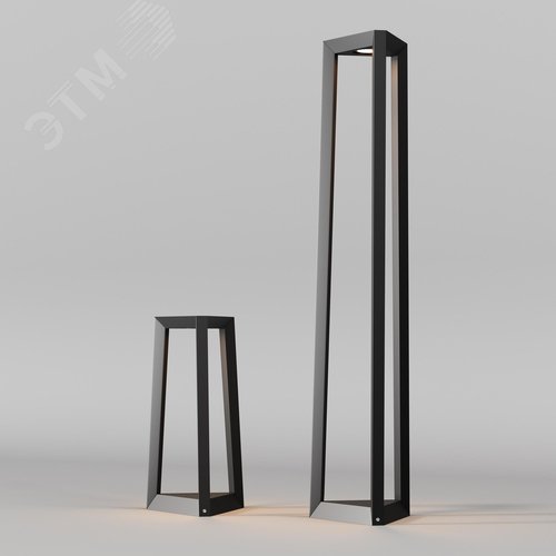 Светильник ландшафтный Outdoor Luft IP 65 LED 12W 3000 K Черный - фото 7