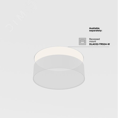 Светильник потолочный Zon LED 24W Черный - фото 5