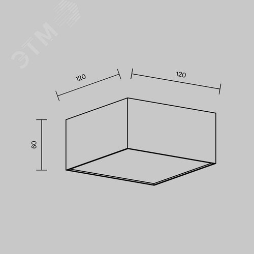Светильник потолочный Zon LED 12W Белый - фото 6