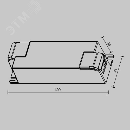 Источник тока DALI NFC DT8 250-700mA +PUSH DIM - фото 2