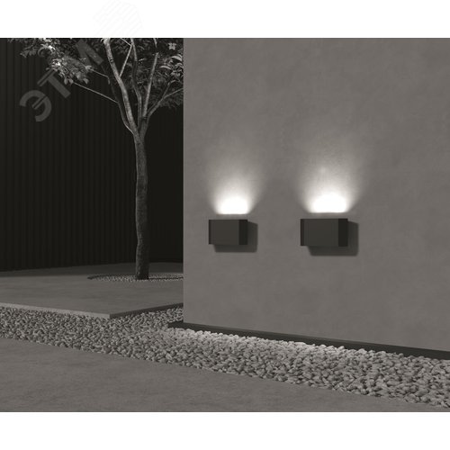 Подсветка архитектурная Outdoor Pull IP 54 LED 5W 3000 K Графит - фото 7