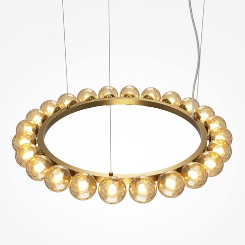 Светильник подвесной Ambre LED 42W Латунь - фото 6