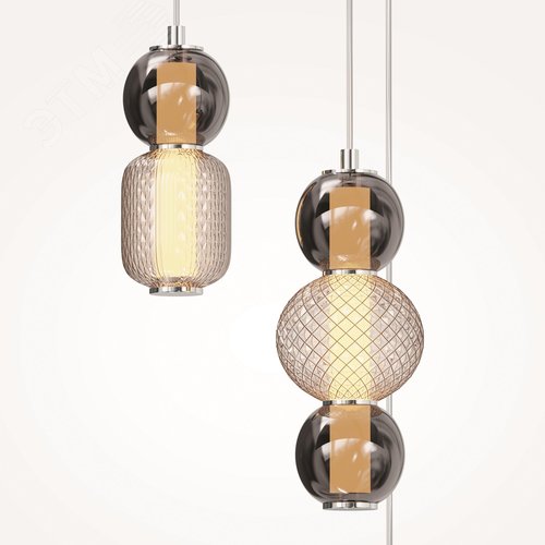 Светильник подвесной Drop LED 33W Хром - фото 5