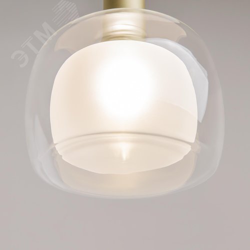 Светильник подвесной Vision E14х1х60W Золото - фото 2