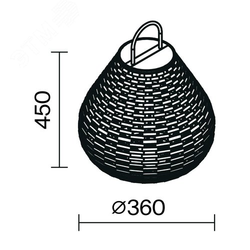 Светильник ландшафтный Outdoor Plet IP 65 LED 5W 3000 K Черный - фото 3