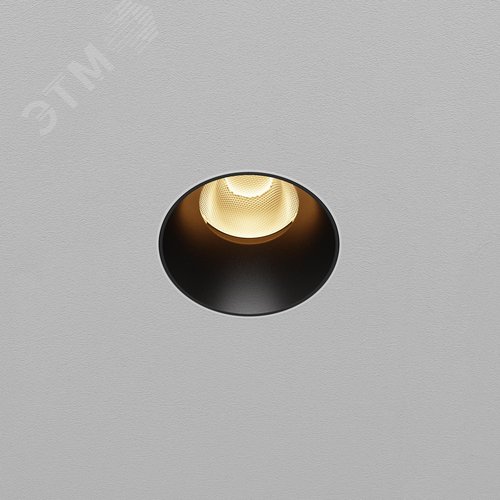 Светильник встраиваемый Dip DL124-10W-2.7K-TRS-B Черный - фото 5