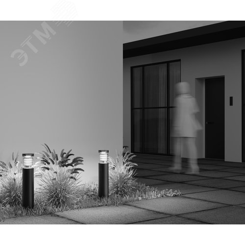 Светильник ландшафтный Outdoor Spir IP 54 LED 12W 3000 K Графит - фото 7