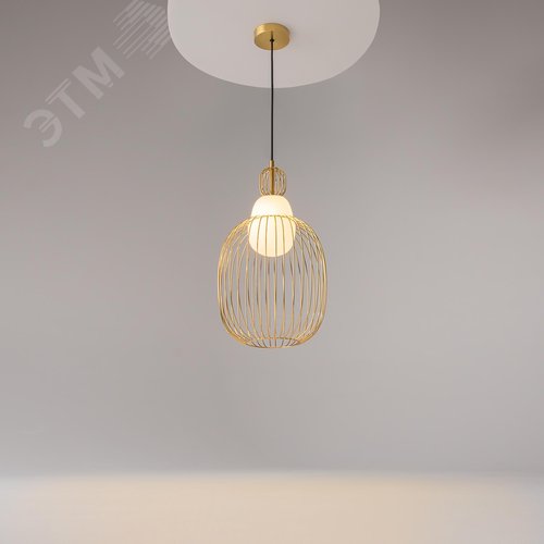 Светильник подвесной Levitation G9х1х40W Латунь - фото 3