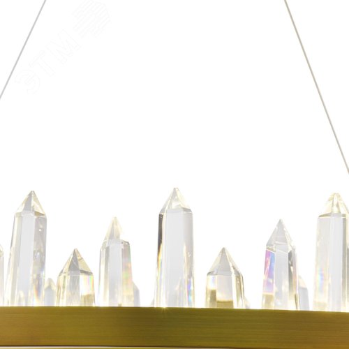 Светильник подвесной Gletscher LED 63W Латунь - фото 3