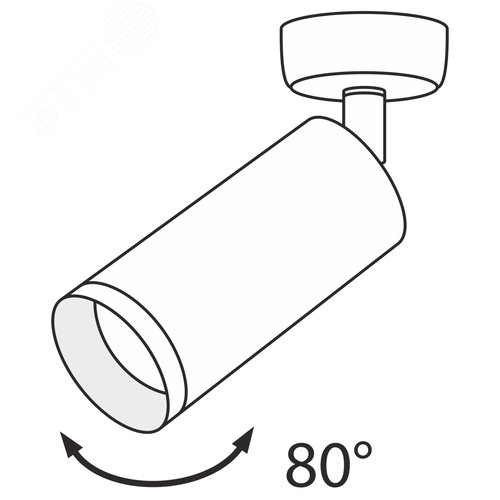 Светильник потолочный Focus GU10х1 Матовое Золото - фото 6